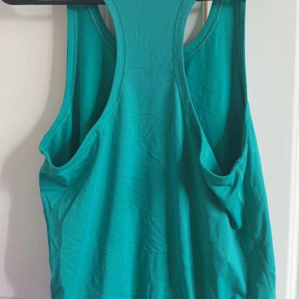 Teal Racerback Workout Tank - Picture 2 of 2